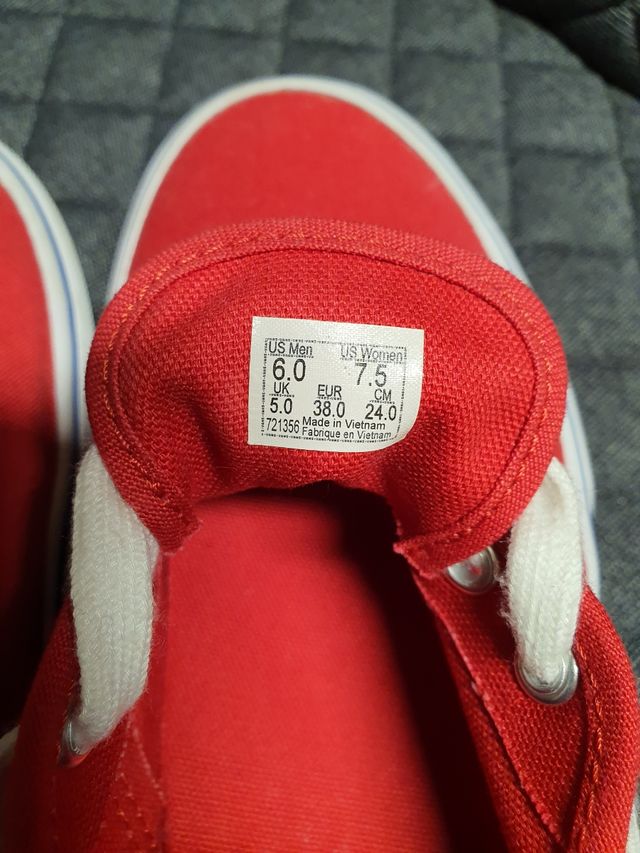 Zapatillas VANS plataforma núm. 38