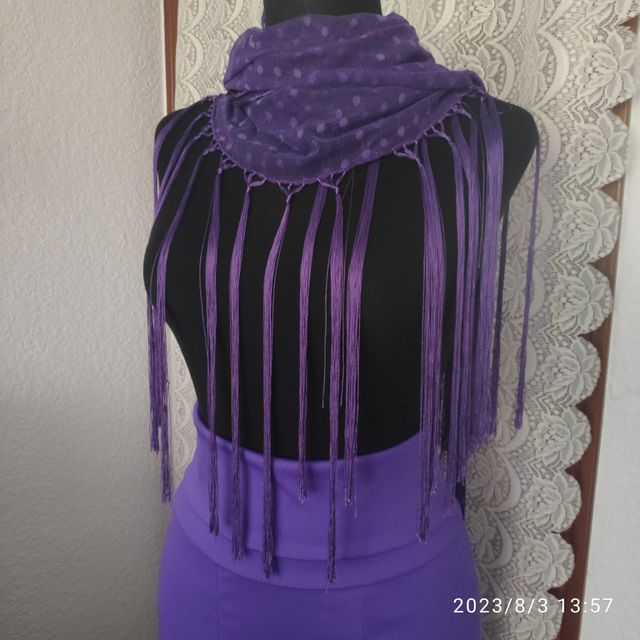 FALDA FLAMENCA ENSAYO "NUEVA" HECHA A MANO T/M y L