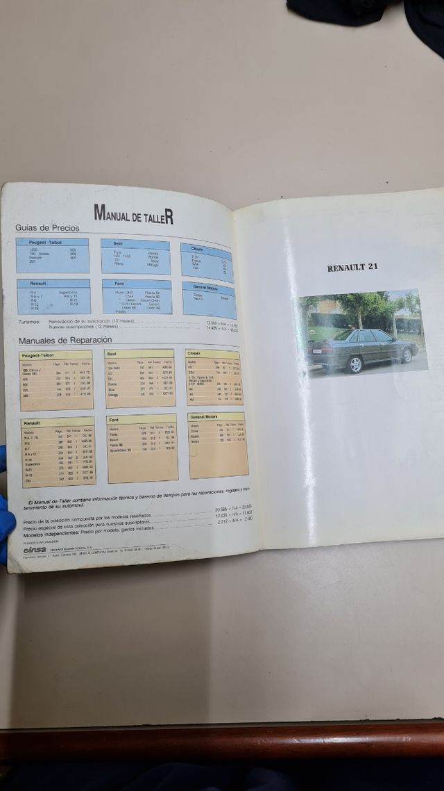 Manual reparación Renault 21