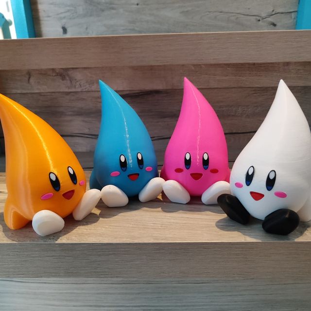 Dropy – Figura Gota de Agua 3D Personalizable