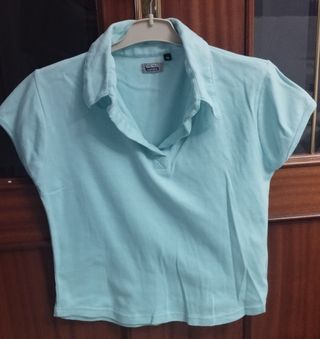 Lote 2 polos de algodón talla M/L.   Mujer