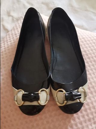 Gucci bellas bailarinas vintage auténticos. 