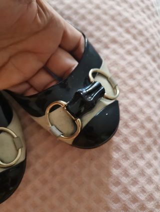 Gucci bellas bailarinas vintage auténticos. 