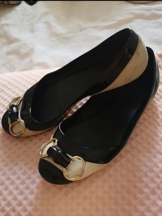 Gucci bellas bailarinas vintage auténticos. 