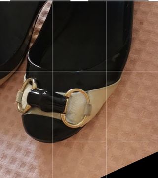 Gucci bellas bailarinas vintage auténticos. 