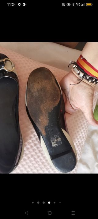 Gucci bellas bailarinas vintage auténticos. 