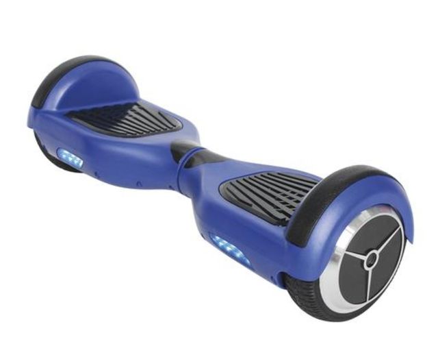 hoverboard en color azul , para piezas , con caja