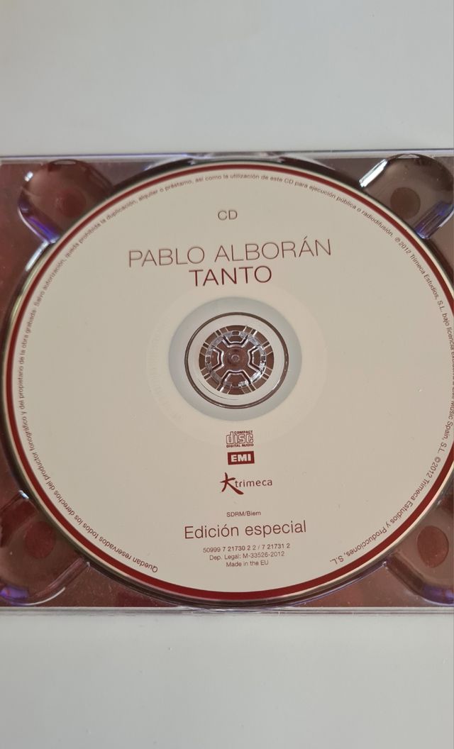 Disco Tanto Pablo Alborán