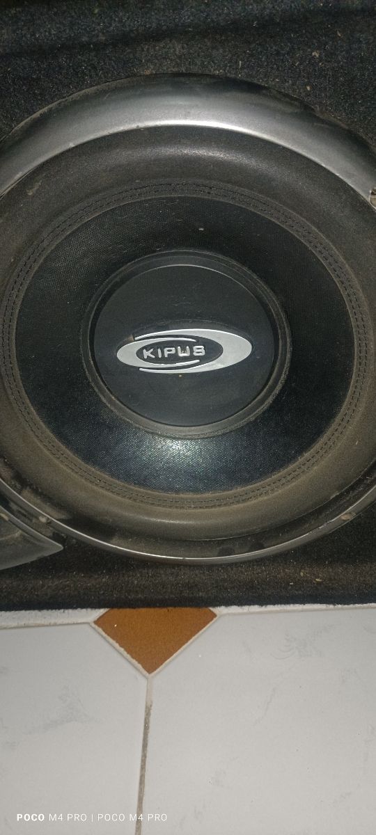 subwofer kipus 12 pulgadas 1200w 400rms urge venta