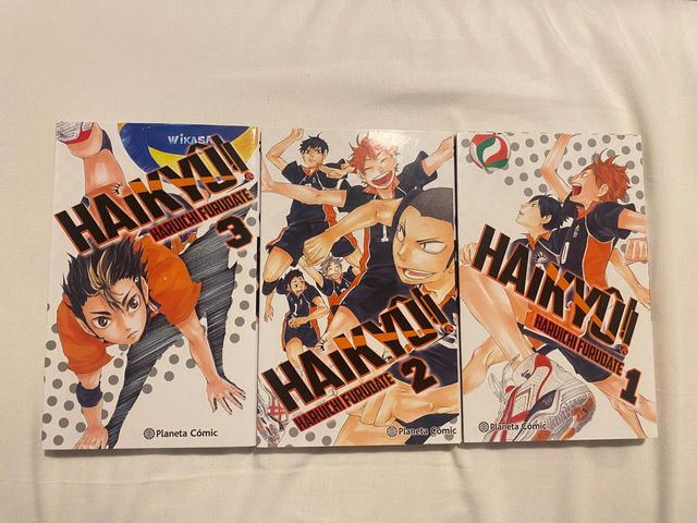Mangas haikyu 1-3 