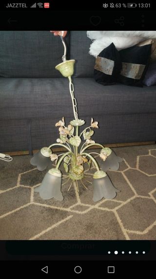 lampara de techo y de mesa