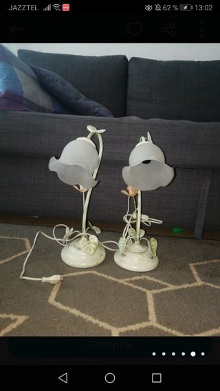 lampara de techo y de mesa