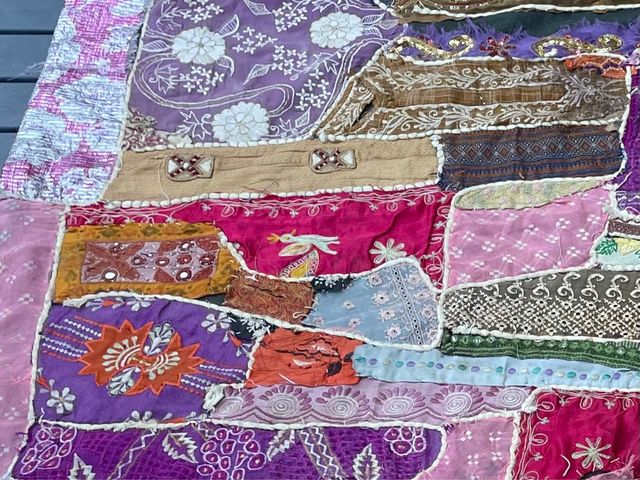 COLCHA INDIA Algodón Vintage