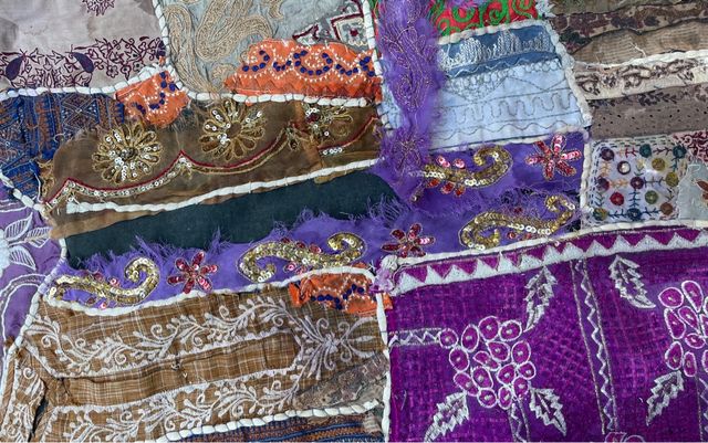 COLCHA INDIA Algodón Vintage