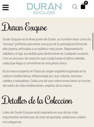 Gargantilla y colgante Durán Exquse - ¡NUEVO!