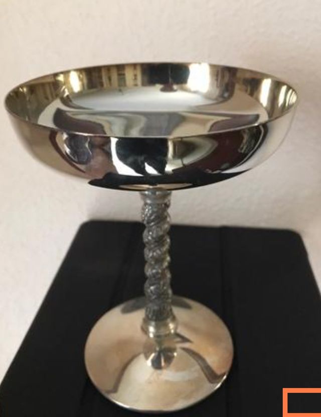 Copas cava alpaca plateada