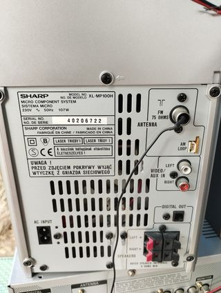 Equipo música Sharp