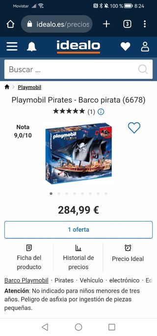 Playmobil barco pirata 6678