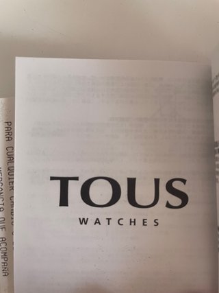 Reloj Tous sumergible