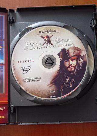 Dvd cofanetto Pirati dei Caraibi