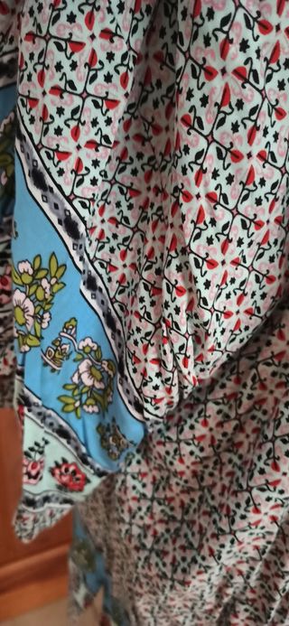 Kimono fluido estampado