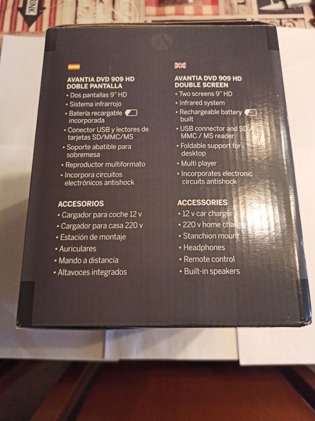 Pantallas DVD para coche o casa