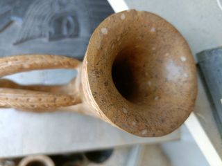 escultura ritual Persa piedra tallada a mano