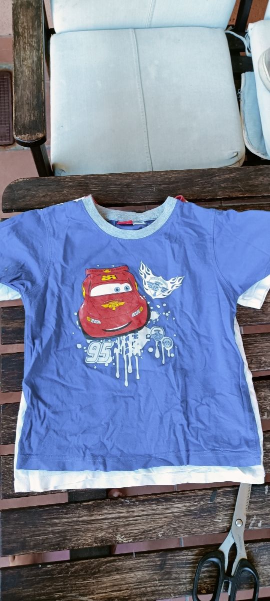 Camisetas de cars niño dos pares