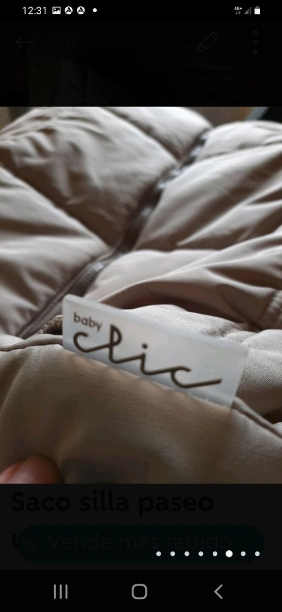 Saco invierno para silla de paseo.