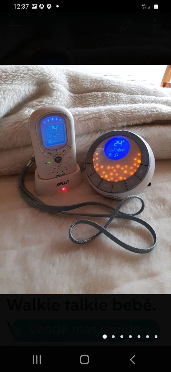 Walkie vigilabebés escuchabebés sin cámara.