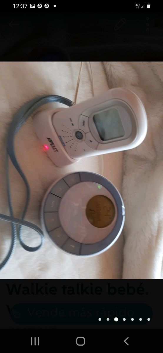 Walkie vigilabebés escuchabebés sin cámara.
