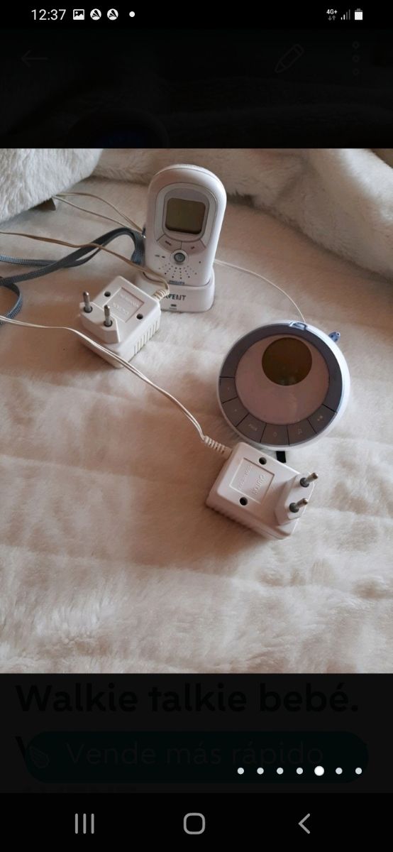Walkie vigilabebés escuchabebés sin cámara.