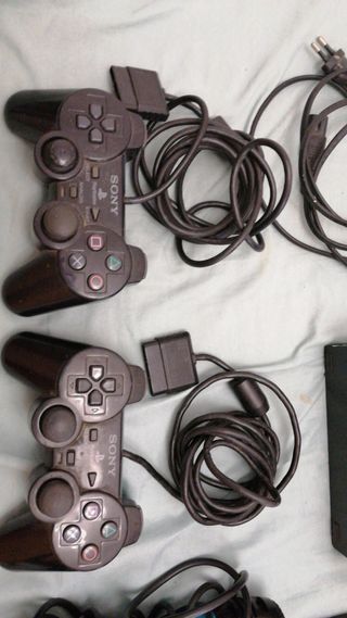 PS2 con todos sus complementos