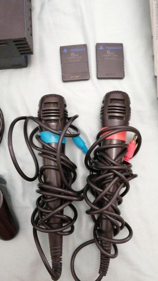 PS2 con todos sus complementos