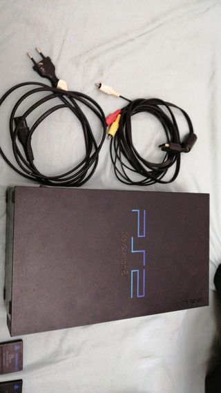 PS2 con todos sus complementos