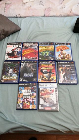 PS2 con todos sus complementos