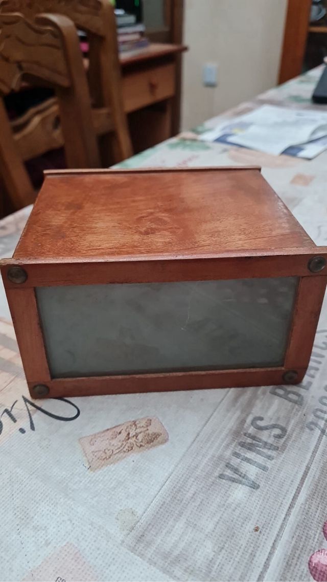 Estereoscopeo francés de madera