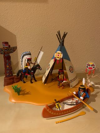 Indios Playmobil caja (4012) oeste