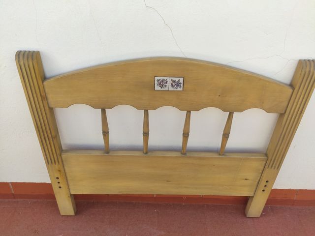 cabezal de cama estilo rústico 