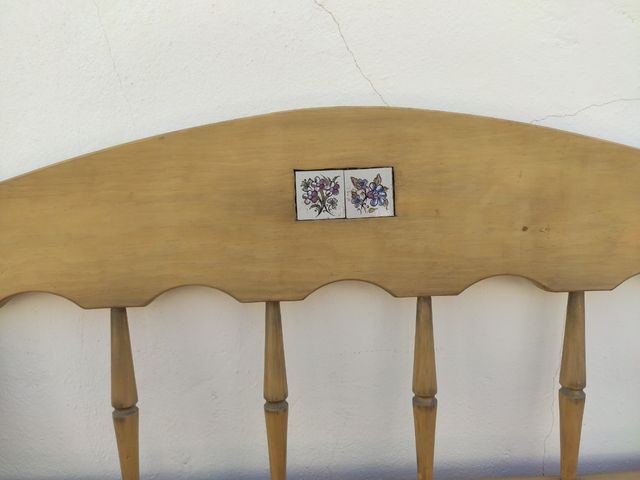 cabezal de cama estilo rústico 