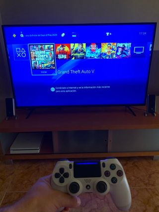 PS4 Slim 500gb Glacier White con mando