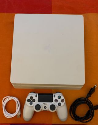 PS4 Slim 500gb Glacier White con mando