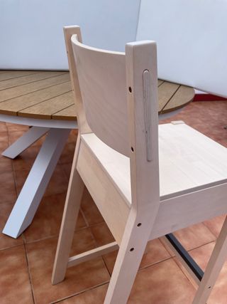 Silla taburete apilable Ikea Norråker (4 unidades)