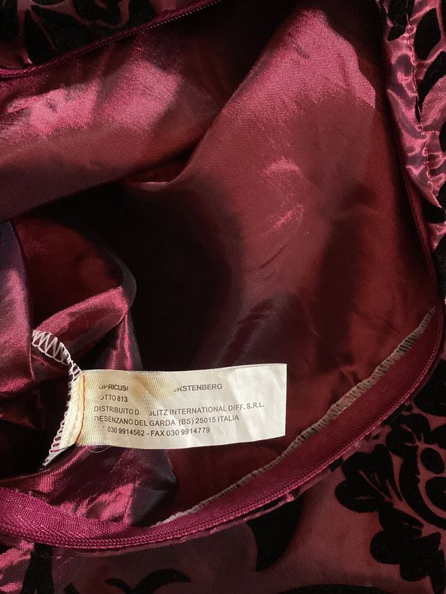 Copricuscino Amaranto Cangiante/ Egon Fürstenberg