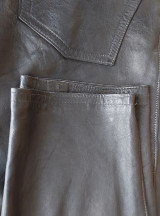 Pantalón de cuero Vintage años 90 talla XS