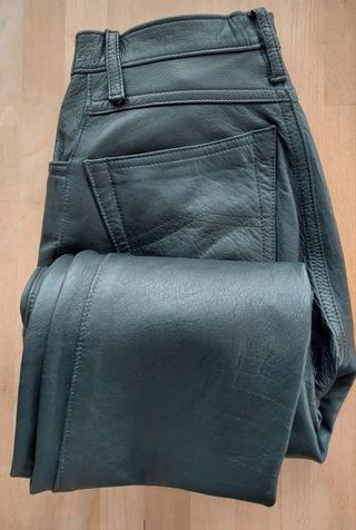 Pantalón de cuero Vintage años 90 talla XS