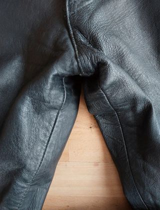 Pantalón de cuero Vintage años 90 talla XS
