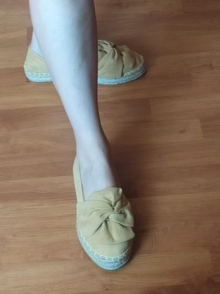 Alpargatas esparto. Sandalias