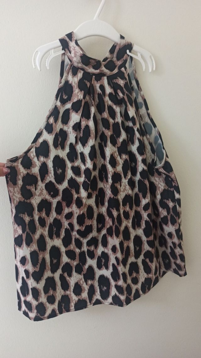 blusa de leopardo