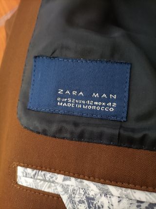Blazer (Americana) "Zara Man" NUEVO SIN USO